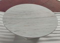 Stone Table Furniture White Marble Round Center Coffee Table Design Price - Image 5
