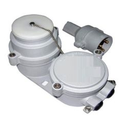Flameproof Switch Socket Color White Material Mild Steel Pin Type 2 Pin Socket Feature Fire Retardant Socket With Shutter - Image 1
