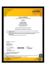 GRS certificate from MEG GROUP