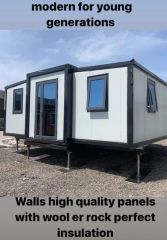 Luxury Design Galvanized Steel Main Frame Expandable Container Villa - Image 2