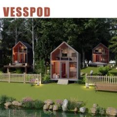 a Frame Low Rise Villa Heat Insulated Modular Home Prefab Tiny Triangle House for Apartment Prefab Cottage - Qingzhou Vessel Housing Technology Co., Ltd.