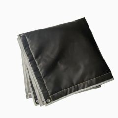 Square Coated Fire Pit Mat, Used for Outdoor Barbecue, Family Gatherings, Welding Protection, Camping and Other Fire Prevention and Drainage - Image 4