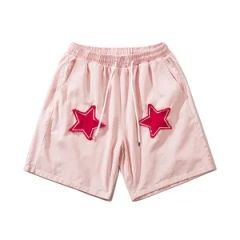 Custom Patch Embroider Logo Biker Shorts Terry Gym Sweat Shorts - Image 5