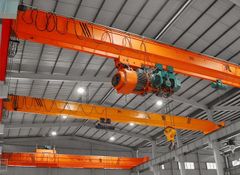 Indoor Single Beam 5 Ton Bridge Overhead Crane with Hoist - HY Crane Co., Ltd