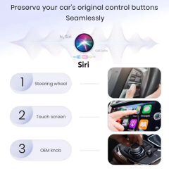 New Style Wireless Carplay Adapter 2 in 1 Android Auto Dongle Adapter - Image 4