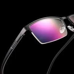 Pure Metal Semi Rimless Frame for Optical Eye Glasses - Image 3