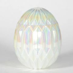 Glass Arts Crafts Handmade White Pumpkin Shaped Glass Ornaments - Image 3
