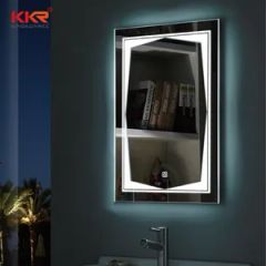 LED Bathroom Dimmable Light Anti-Fog Makeup Mirror Wall Mounted Mirrors - Image 1
