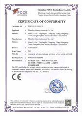 CE CERTIFICATE certificate from Shenzhen Maxwin Industrial Co., Ltd.