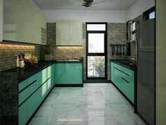 Wood Interior Glass kitchen shutters Shape U SHAPE Style Italian Position Interior Open Style Hinged Brand Saint gobian Product Type - Image 2