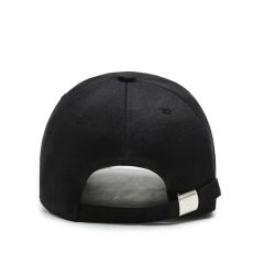Adjustable Cotton Black Baseball Caps - Image 2