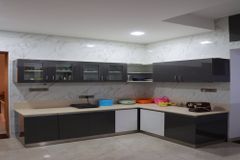 Commercial Kitchen Designers, Restaurant Interior Finishing Polished Brand Magical Designs Color Brown and White Work Done Wood Work & - Image 6