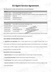 GPSR certificate from Apex Refrigeration Equipment Limited