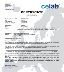 CE certificate for Shower Drain certificate of Ningbo Master Building Material Co., Ltd. – certificate photo, supplier certificates section