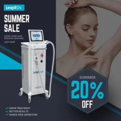 High Power Diode Laser Portable 3 Waves 755nm 808nm 1064nm Laser Hair Removal Machine - Qingdao Leapilov S&T Development Co., Ltd