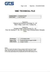 Certificates certificate of Zhejiang Liuyi Electrical Technology Co., Ltd. – certificate photo, supplier certificates section