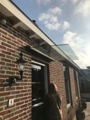 Glass Awning Support Fitting System Origin China Model NO. B1400 HS Code 76169990 Trademark REBOSS Color Transparent Sail Material Poly - Image 6