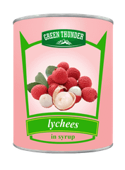 Canned Lychee in light syrup  Place of Origin - Image 1