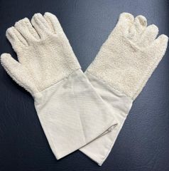 Bakery Terry 5 Finger Glove, Triple Palm Terry Mittens Terry Cloth Working Glove & Mitts - Image 2