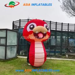 Inflatable New Year Snake Mascot High Giant Inflatable Cartoon Snake Street Decoration - Image 6
