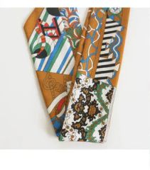 Silk Twill Skinny Silk Twilly Scarf - Image 3