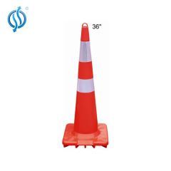 High-Visibility Traffic Cones with Caution Signs for Roads - Image 5