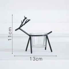 Simple Creative Iron Deer Candlestick Home Desktop Atmosphere Layout Decoration - Image 3