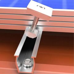 4PCS Mounting Rail Bracket for Flat Roof Solar Panel Module - Image 4