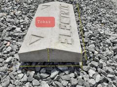 Concrete RCC Cable Protection Cover Color Gray Brand Tokas Material Concrete Shape Rectangular Dimension - Tokas Concrete Products (TCP)
