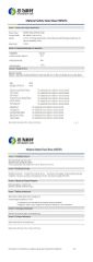 duct MSDS certificate from SW Adhesive Tape Co., Ltd