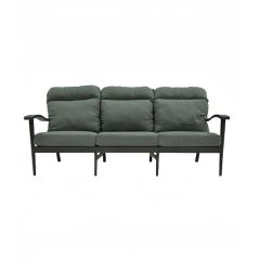 Weather Resistant Gray Outdoor Sofa for Patio Decor - Image 3
