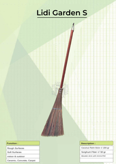 Coconut Palm Stick Broom Short Packaging Box Grade Top Grade Stick Width 17mm Stick Diameter 22mm PVC Shrink Type Shrink - Image 2