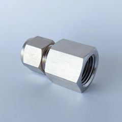 Female Tube Connector Colour Grey IP Rating IP40 Pin Count 6 Pin Current Rating 3 A Body Material Nylon Voltage Rating 24 - Image 1
