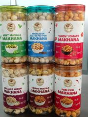 Roasted Fox Nuts (Makhana) Packaging Jar Texture Crunchy Shelf Life 9 Months Grade 4 Plus, 5 Plus Place of Origin India Storage Type Room Temp. - Image 2