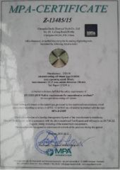 MPa Certificate - Diamond Saw Blade certificate from Johnson Tools Manufactory Co., Ltd.