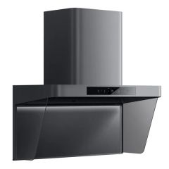 P2 Range Hood Ducted Wall Mounted 210W BLDC 21M3Min Baffle Filter CE ETL Black 110/220V - Guangdong Chengyi Technology Co., Ltd