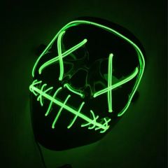 Halloween LED Mask Pouting Western Colorful 23*20*5cm 249g MOQ100 1Y - Image 5