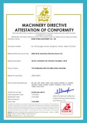 CE certificate of Hubei Fotma Machinery Co., Ltd. – certificate photo, supplier certificates section