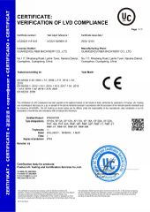 CE certificate from Guangzhou R&M Machinery Co., Ltd.