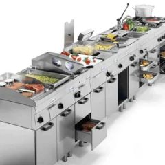 Commercial Kitchen Equipment for Event Catering Origin China Trademark NESE HS Code 73241000 Model NO. NESE-KE Package Gross Weight - Image 1