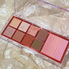Utopia Nine -Color Eye Shadow Disk Matte Pearl Blush Eye Shadow - Image 3