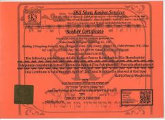 SKS Kosher Certificate certificate of Hubei Sanxin Pharmaceutical Technology Co., Ltd. – certificate photo, supplier certificates section