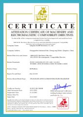 CE certificate from Qingdao Eterlift Machinery Co., Ltd.