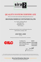 ISO9000 CILC En certificate of CILC Home Co., Ltd. – certificate photo, supplier certificates section
