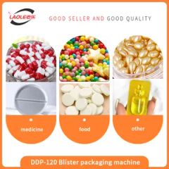 DDP-120 Flat-Plat Eautomatic Tablet Capsule Medicine Pharmaceuticals Blister Packing Machine - Image 3