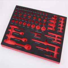 EVA Foam Production Line Molded Shape EVA Foam Velvet Inserts Material Packaging - Image 1
