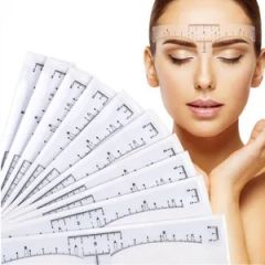 Eyebrow Ruler Sticker Permanent Makeup Microblading Measure Tool for Eyebrow Tattoo Design - Image 2