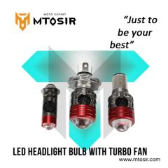 Universal LED Headlight Bulb with Turbo Fan Motorcycle Accessories - Image 1
