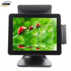 15" Cash Register Double Screen All in One POS Terminal POS Device POS Software Cash Register - Image 1