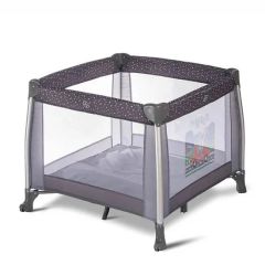 Baby Foldable Folding Colorful 4 Sides Mesh Playpens with Wheels - Image 5